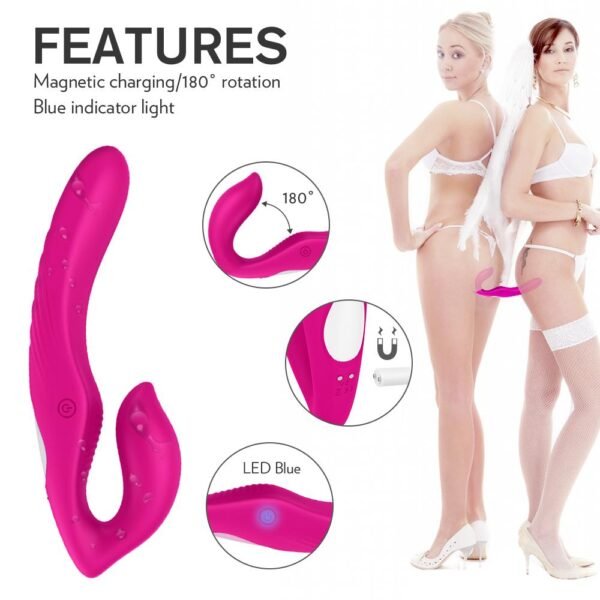 3 in 1 Future Strapless Couples Vibrator - Image 7