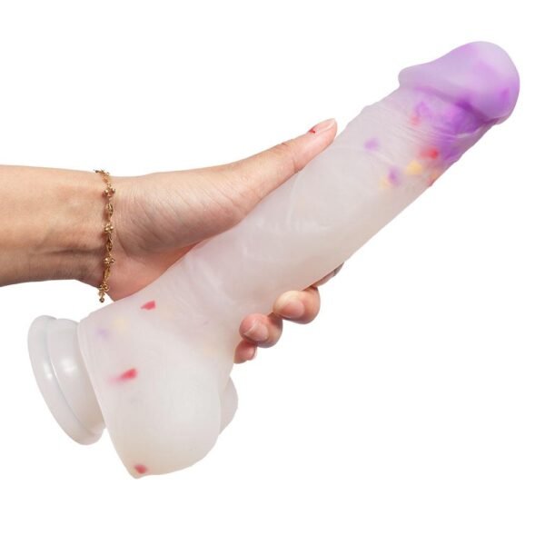 Mighty Magic Purple Dildo 19.5cm - Image 7