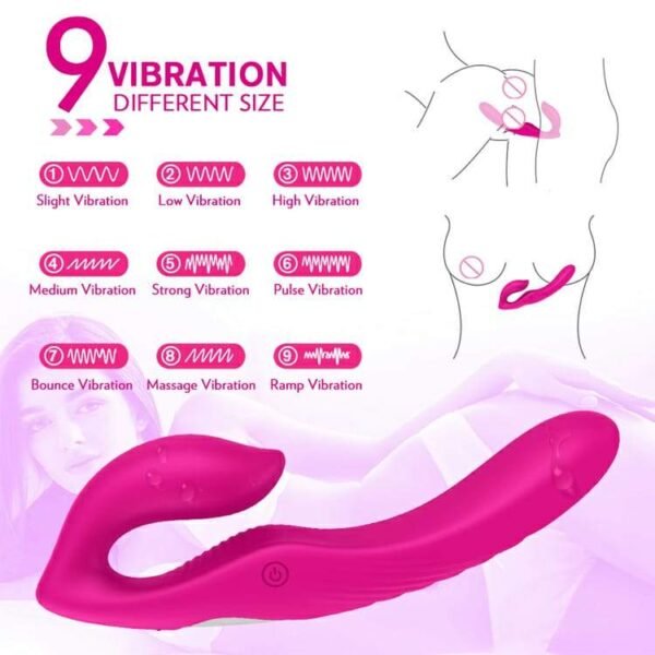 3 in 1 Future Strapless Couples Vibrator - Image 4