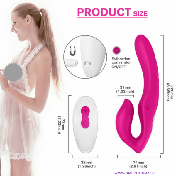 3 in 1 Future Strapless Couples Vibrator - Image 10