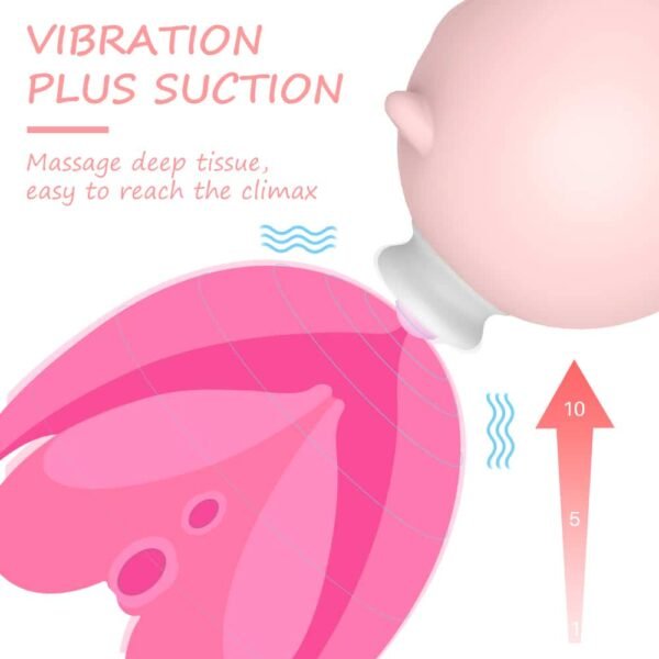 Pleasure Air Piggy Suction Vibrator - Image 5