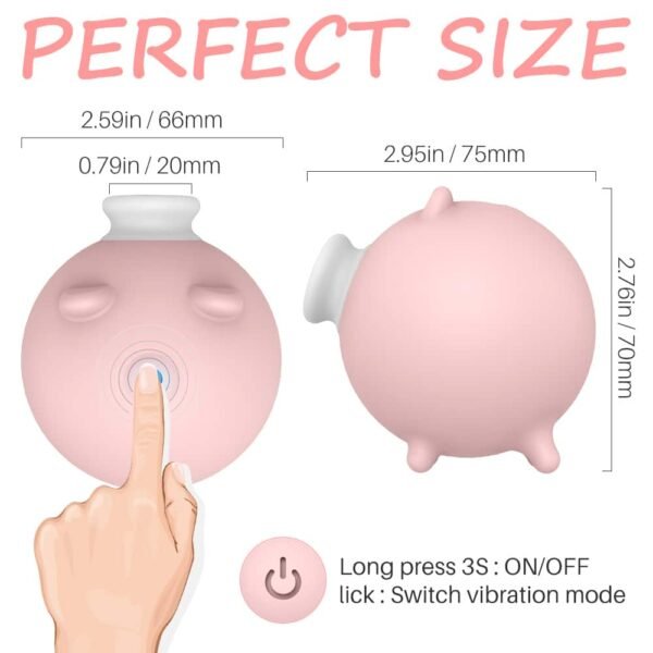 Pleasure Air Piggy Suction Vibrator - Image 12