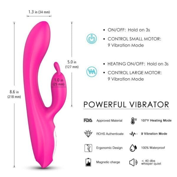 Ultimate Luxury Rabbit Heating Vibrator - Image 6