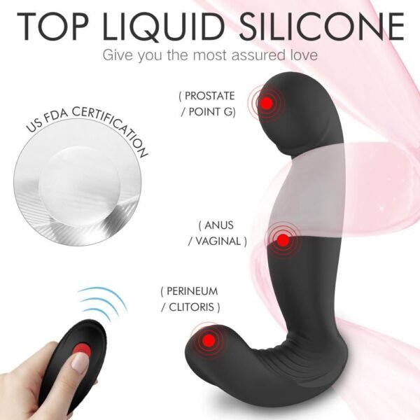 Unisex 360 Premium Anal Vibrator With Remote - Image 10